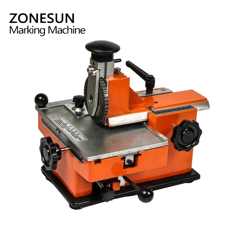 Embossing Machine Mark ZONESUN ZX‑360 Manual Metal Nameplate Embossing Machine