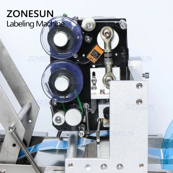 ZONESUN ZS-MT50D Semi Automatic Round Bottle Labeling Machine With Date Coder