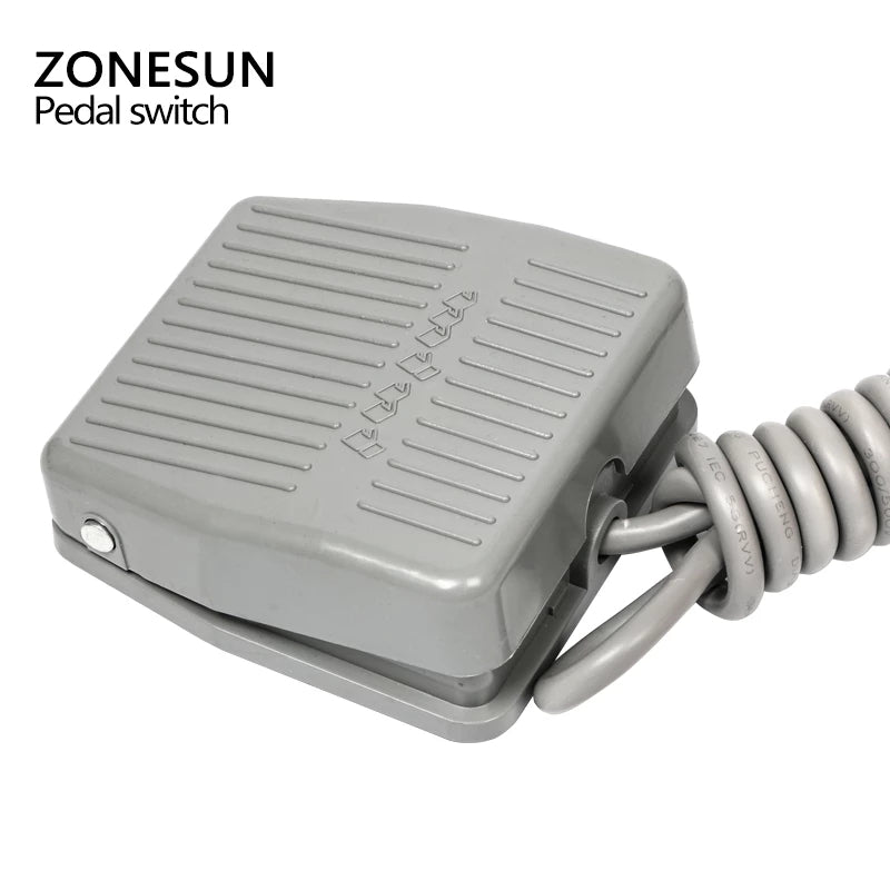 ZONESUN TFS-201 Pedal Switch With Self Reset Line 1.4m Cable Length For Electric Filling Machine
