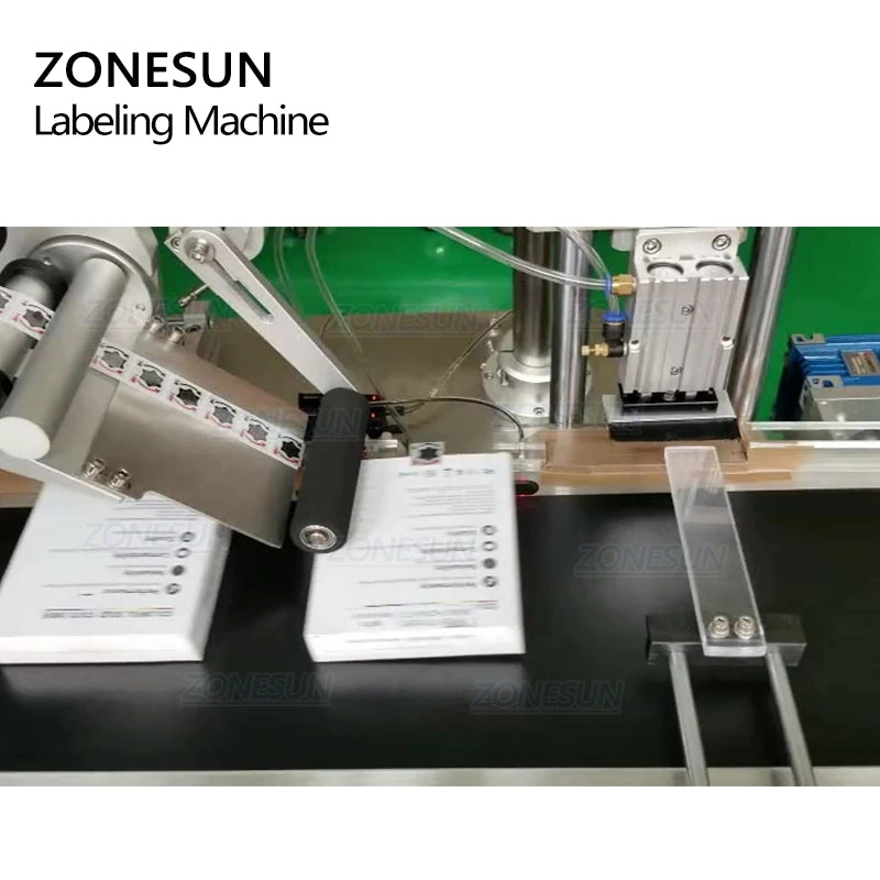 ZONESUN XL-T833 Automatic Box Corner Flat Surface Labeling Machine With Date Coder