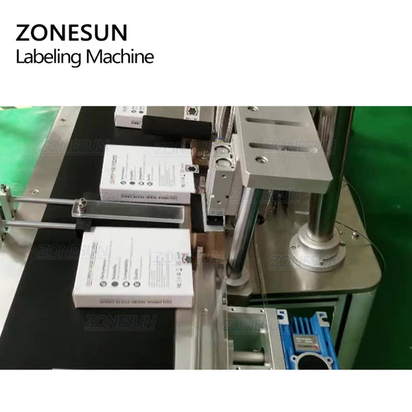 ZONESUN XL-T833 Automatic Box Corner Flat Surface Labeling Machine With Date Coder