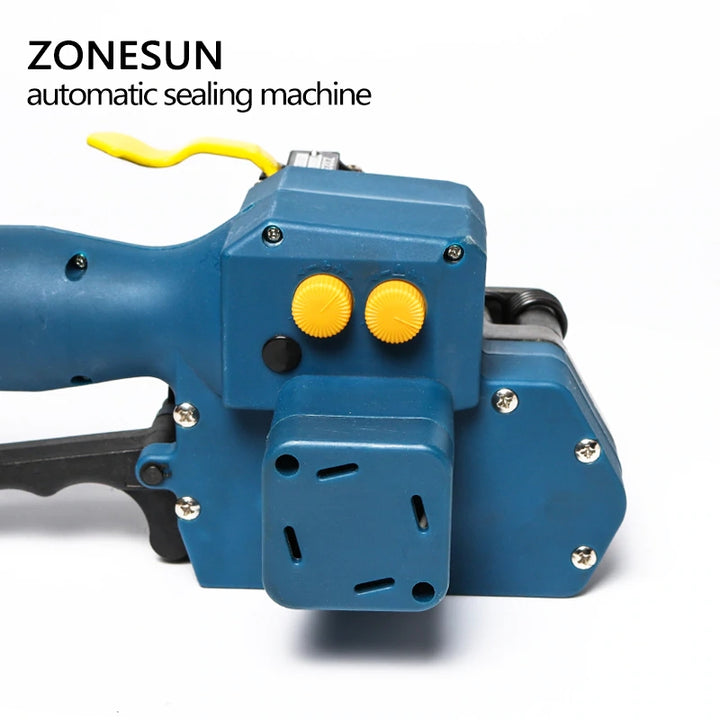ZONESUN P323 Portable Electric Strapping Tool Battery Powered Plastic Friction Welding Hand
