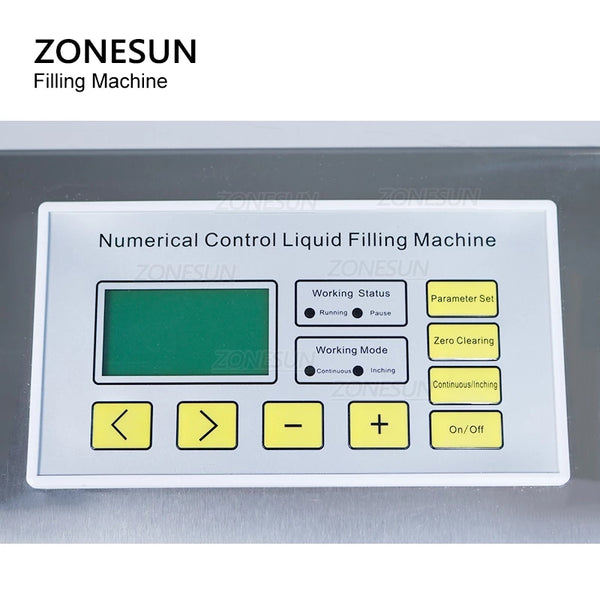 ZONESUN ZS-DP432W 2 Nozzles Big Flow Diaphragm Pump Liquid Weighing Filling Machine