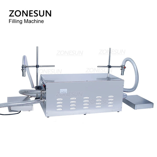ZONESUN ZS-DP432W 2 Nozzles Big Flow Diaphragm Pump Liquid Weighing Filling Machine