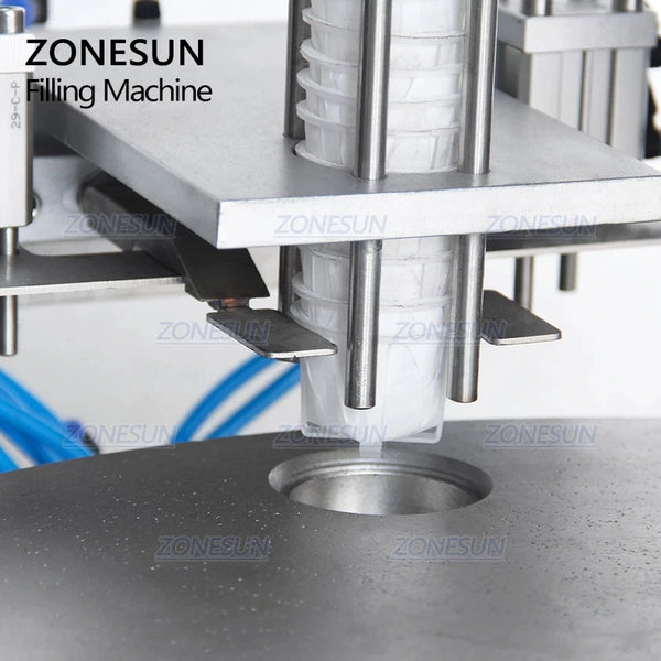 ZONESUN ZS-GF900C Automatic Pneumatic Powder Filling Cup Sealing Machine