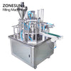 ZONESUN ZS-GF900C Automatic Pneumatic Powder Filling Cup Sealing Machine