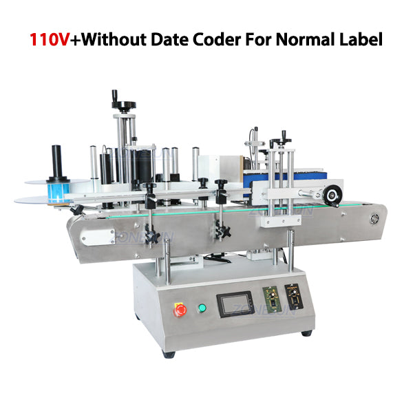 ZONESUN ZS-TB150A High Speed Single Side Round Bottle Labeling Machine For Normal Transparent Label - For Normal Label / Without Date Coder / 110V
