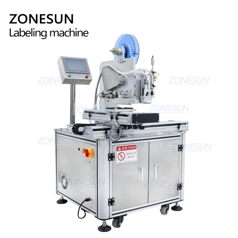 Circuit Label Machine ZONESUN ZS-TB452Z Printed Circuit Board Adhesive Flat Sticker Semi ...