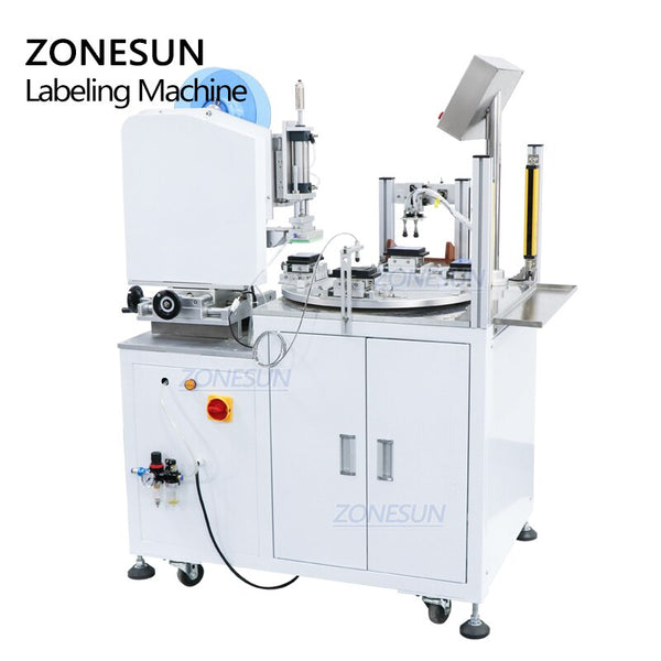 ZONESUN ZS-TB606 Rotary Flat Surface Labeling Machine For Normal Transparent Label