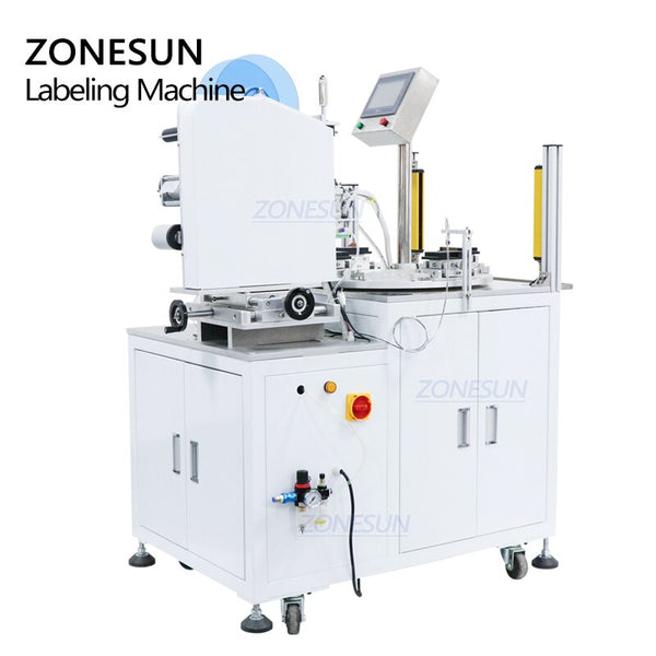 ZONESUN ZS-TB606 Rotary Flat Surface Labeling Machine For Normal Transparent Label