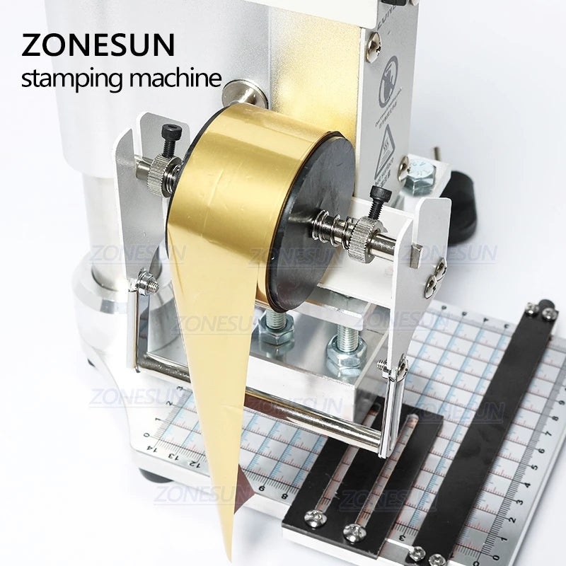 Stumping Machine ZONESUN ZS-100 5x10cm Manual Hot Foil Stamping Machine