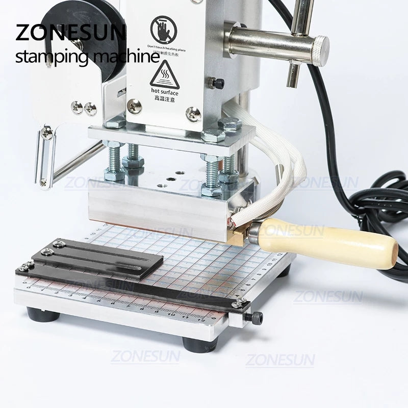 ZONESUN ZS-100 5x10cm Manual Hot Foil Stamping Machine