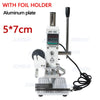 ZONESUN ZS-90 3 Size Hot Foil Stamping Machine - Aluminium / 5×7cm / 110V - Aluminium / 5×7cm / 220V