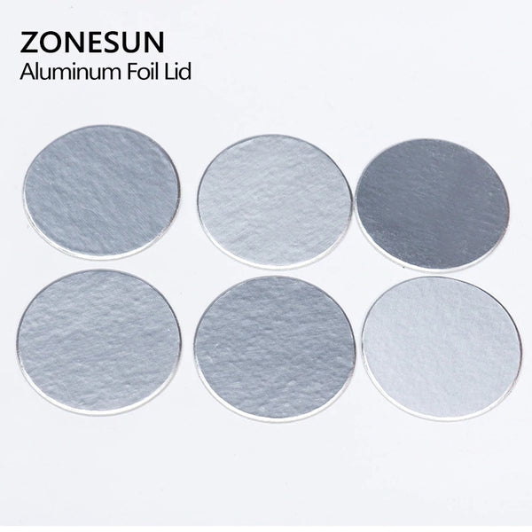 ZONESUN For Induction Sealing Customized Size Aluminum Foil Lid