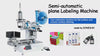 ZONESUN XL-T803 Semi-automatic Flat Plastic Cans Rubik's cube Shampoo Water Milk Juicer Bottle Labeling Machine Labeller