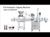 ZONESUN Automatic Pump Spray Beverage Bottle Capping Machine with Vibratory Cap Feeder for Production Line