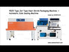 ZONESUN ZS450 Máquina de corte e selagem tipo L Automática para embalagem de filme retrátil Cosméticos Livro Alimentos Bebidas Software Máquina de embalagem