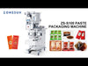 ZONESUN ZS-S100 Máquina automática de enchimento de embalagens de líquidos para água e selagem para geleia de ketchup