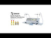 ZONESUN ZS-GP262W Gear Pump Essential Oil Edible Oil Engine Oil Filling And Weighing Machine Double Heads Oil Vial Bottle Filler