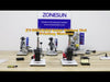 ZONESUN ZY-RM5-E Máquina de impressão a quente de fita colorida Impressora de fita térmica PT,PE,KT,OPP,COP Saco de folha de alumínio Impressora de logotipo da empresa