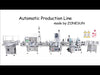 ZONESUN Tabletop Automatic E-juice Beverage Solvent Peristaltic Pump Filling Capping Labeling Machine for Production Line