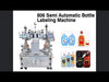 ZONESUN XL-T806 Semiautomática dupla faceÁlcool peróxido de hidrogênio pasta líquida PET máquina de etiquetar garrafas planas