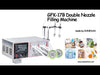 ZONESUN Double Nozzles Liquid Bottle Filling Machine For Laundry Cooking Oil Water Juice Milk