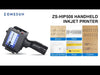 ZONESUN ZS-HIP508 Máquina de impressão a jato de tinta multilíngue por