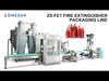 ZONESUN ZS-FE1 Extintor de incendios automático Llenado Sellado Etique