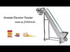 ZONESUN ZS-SLJ2 Custom Automatic Food Material Feeder Granule Peanuts Feeding Machine For Production Line