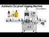 ZONESUN ZS-VTCM1 Pneumatic Automatic Spray Dropper Plastic Glass Bottle Ex-proof Capping Machine E-juice Jar Cap Screwer