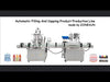 ZONESUN Automatic Electric Glass Perfume Water Nail Polish Plastic Bottle Capping Auto Filling Capping Packing Machine