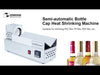 ZONESUN Wine Bottle Capsule Heat Shrinker PVC PP POF Film Shrinking Machine
