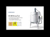 ZONESUN ZS-MB1000L Stainless Steel Paste Heating & Mixing Tank