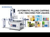 ZONESUN ZS-AFC1Z Automatic Peristaltic pump Liquid Filling And Capping