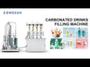 ZONESUN ZS-CF4 Carbonated Soda Oxygen Drinks Filler Liquid Filling Machine