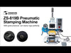 ZONESUN ZY-819-B Pneumatic Stamping Machine,leather LOGO printer,pressure words machine,name card stamping machine(220V/50Hz)