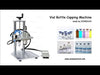 ZONESUN 13/15/20mm Pneumatic Penicillin Bottle Aluminum Plastic Capping Machine