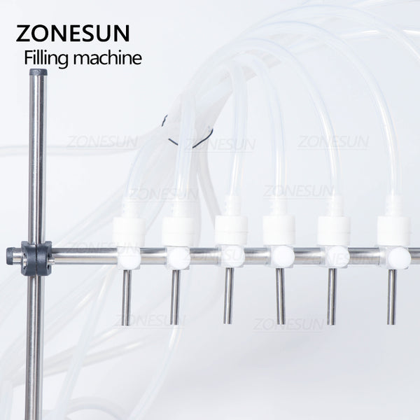 ZONESUN ZS-YTPP10 Electric 10 Nozzles Peristaltic Pump Liquid Filling Machine