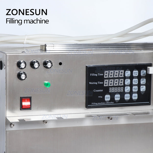 ZONESUN ZS-DPSP4 4 Nozzles Stand-up Bag Spout Pouch Liquid Filling Machine