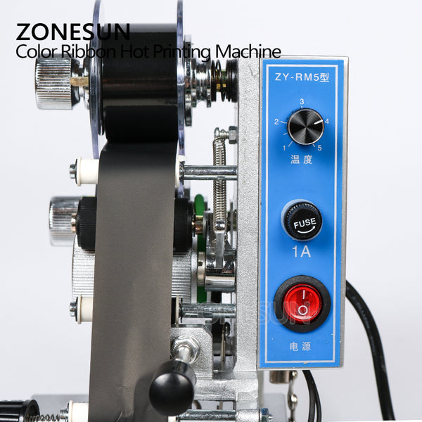 ZONESUN ZY-RM5 Color Ribbon Hot Printing Machine