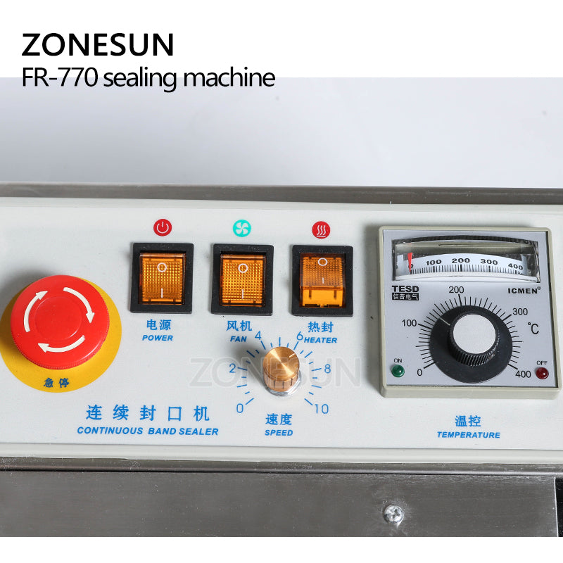 ZONESUN FR-770 Automatic Reinforcement Sealing Machine