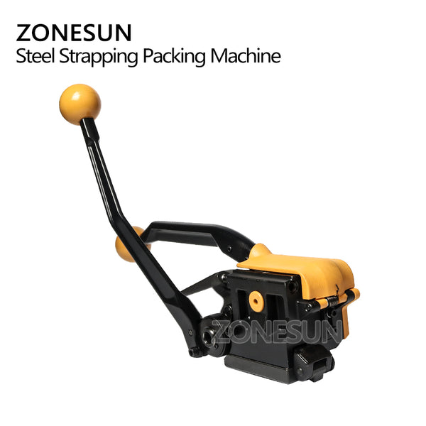 ZONESUN A333 13-19mm Steel Strip Manual Sealless Strapping Machine
