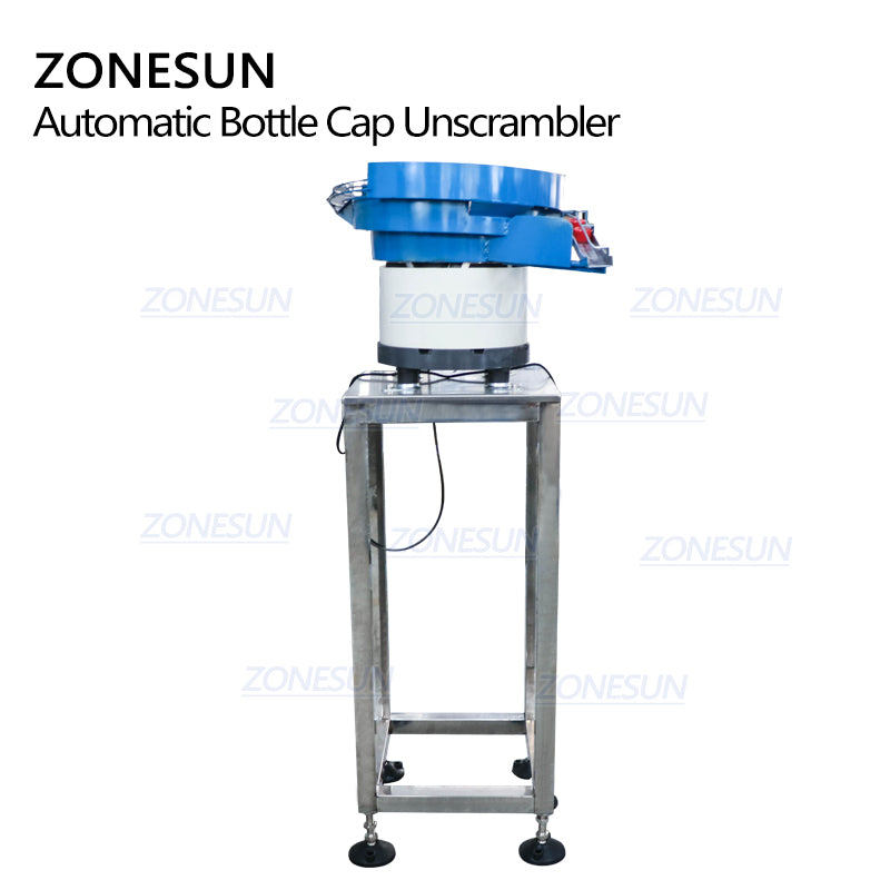 ZONESUN Automatic Bottle Cap Unscrambler For Production Line