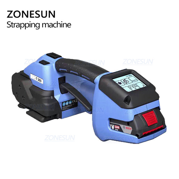 ZONESUN ORT-260 13-16mm Battery Powered Plastic PP/PET Strapping Machine