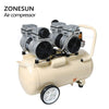 ZONESUN Powerful Pure Copper Piston Type Mute Oil-Free Air Compressor