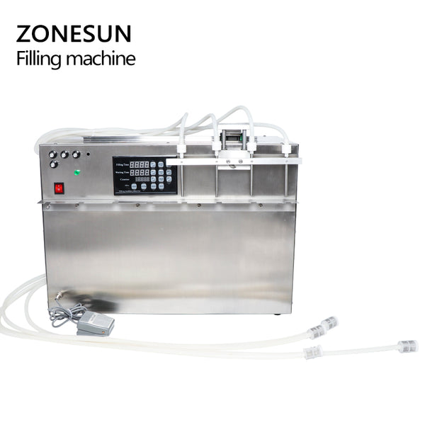 ZONESUN ZS-DPSP4 4 Nozzles Stand-up Bag Spout Pouch Liquid Filling Machine