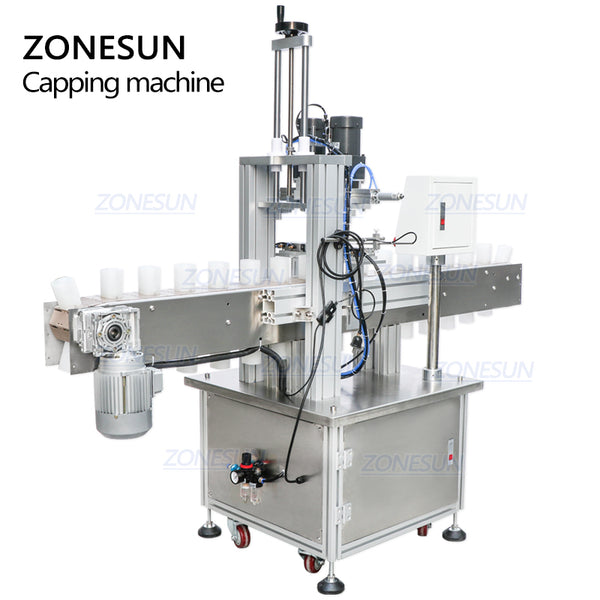 ZONESUN 18-70mm Custom Pneumatic Full Automatic Electric Capping Machine