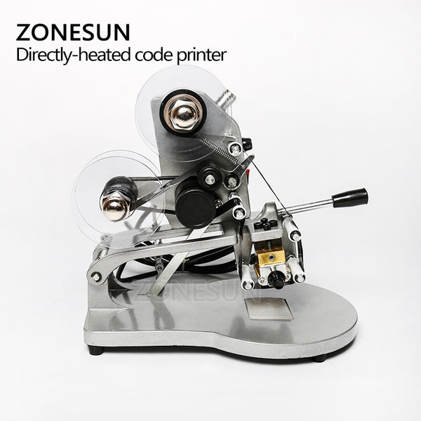 ZONESUN DY-8 Directly-heated Ribbon Date Printer Coding Machine