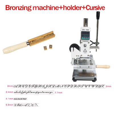 Complete Pro Hot Foil Stamping Machine Bronzing Machine for PVC Card Leather  Embossing Tool 